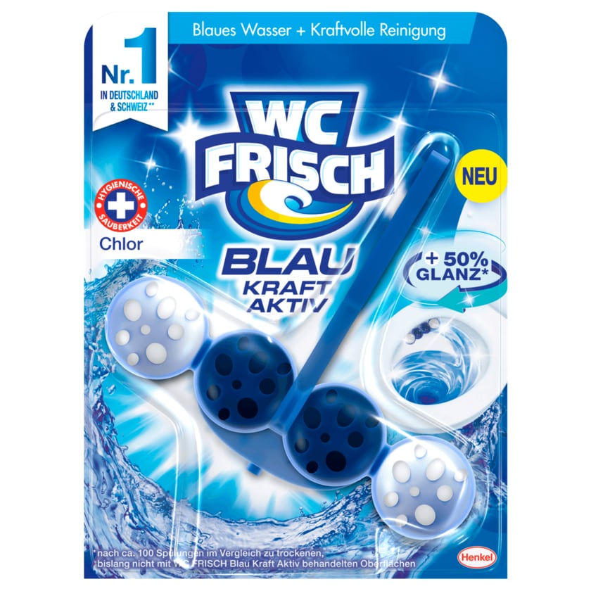WC Frisch Kraft-Aktiv Blau Chlor 50g